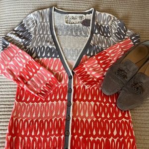 Field Flower ANTHROPOLOGIE Cardigan Sweater